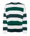 Max Mara Stretch Viscose Blend Sweater In Multi