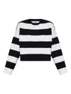 Max Mara Jesone Boxy Striped Sweater In Blue