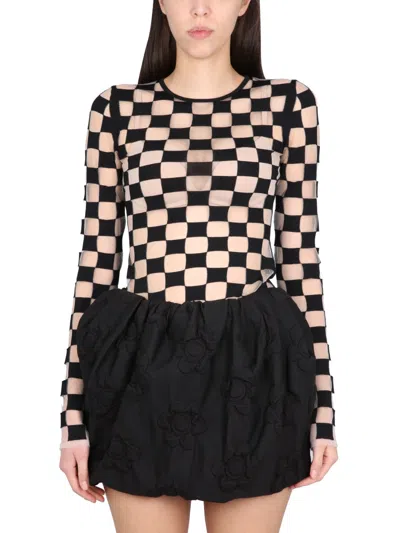 Max Mara Stretch Viscose Jersey In Multi