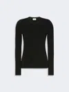 Max Mara Stretch Viscose Jersey T-shirt In Black