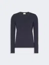 Max Mara Stretch Viscose Jersey T-shirt In Blue