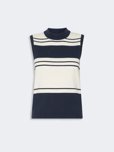 Max Mara Stretch Viscose Sweater In Blue