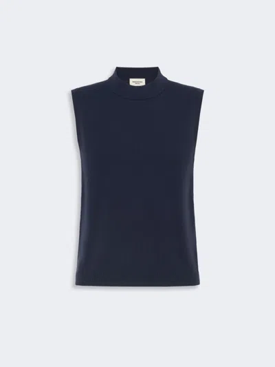 Max Mara Stretch Viscose Sweater In Blue