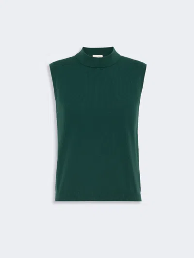 Max Mara Stretch Viscose Sweater In Green