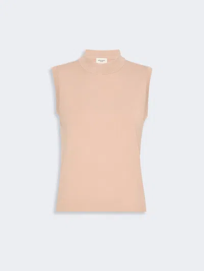 Max Mara Stretch Viscose Sweater In Pink
