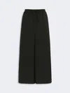 Max Mara Stretch Wool Joggers In Black