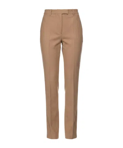 Max Mara Stretchy Bootcut Pants In Neutral