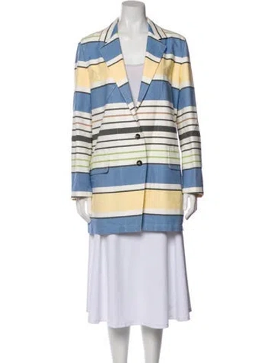 Pre-owned Max Mara Striped Blazer