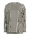 Max Mara Striped Blazer In Multi