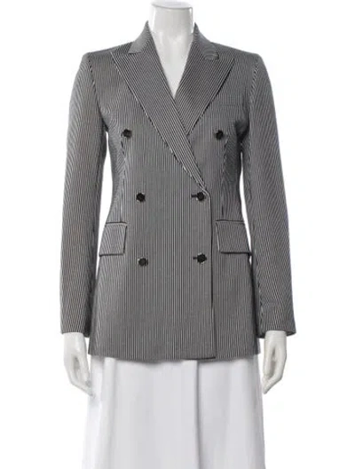 Pre-owned Max Mara Striped Blazer In Multi