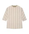 Max Mara Striped Blouse In Nude