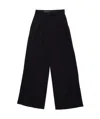 Max Mara Navy Bue Bacca1234 Trousers In Black