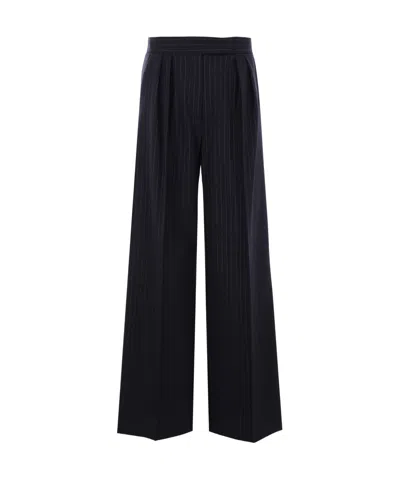 MAX MARA MAX MARA STRIPED WIDE LEG PANTS