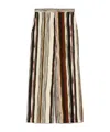 Max Mara Striped Casual Pants In Multi