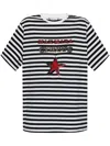 Max Mara Cotton Embellished T-shirt In Black