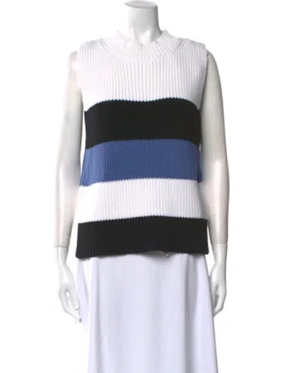 Pre-owned Max Mara Striped Crew Neck Sweater W/ Tags In Multi
