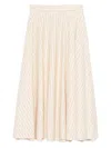 Max Mara Midirock Mit Streifen In Neutral