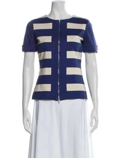 Pre-owned Max Mara Striped Jacket In Multi