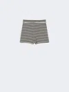 Max Mara Onirica Jersey Trouser White Black In Multi