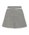 Max Mara Onirica Jersey Trouser White Black In White