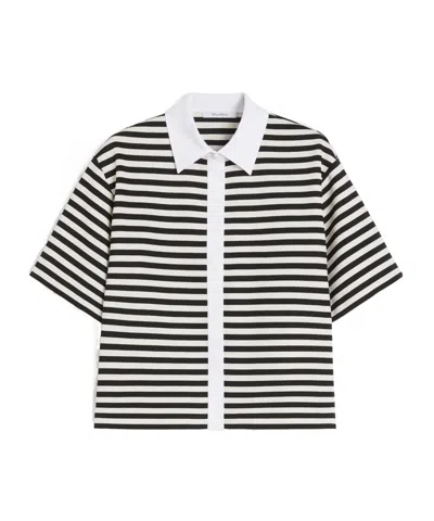 Max Mara Striped Knitted Shirt