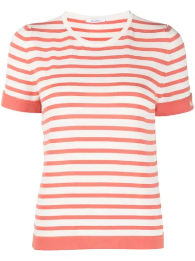 MAX MARA STRIPED KNITTED TOP