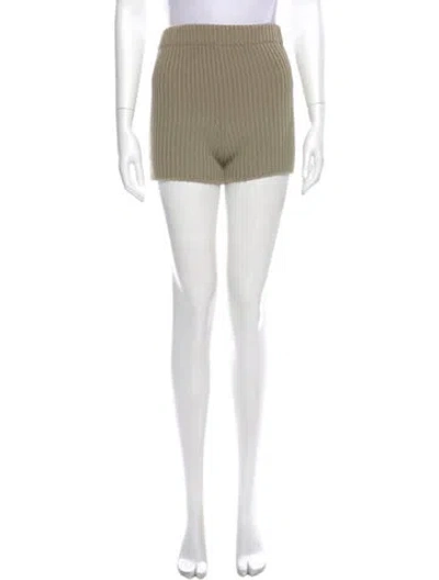 Pre-owned Max Mara Striped Mini Shorts