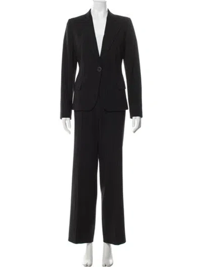 Pre-owned Max Mara Striped Pantsuit In Blue
