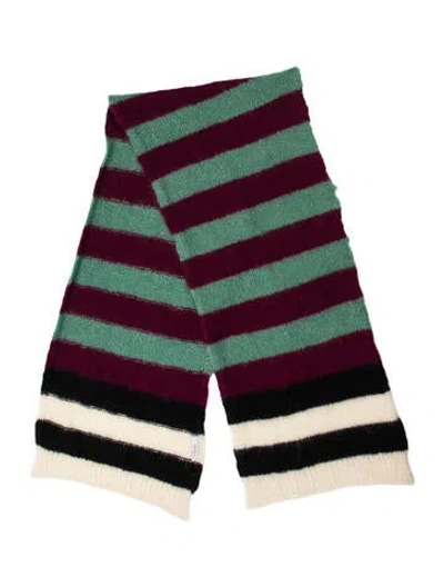 Pre-owned Max Mara Striped Scarf In Multi