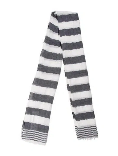 Pre-owned Max Mara Striped Scarf In Multi