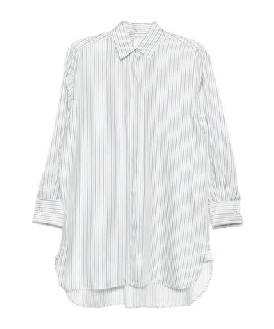 MAX MARA SHORT, PRINTED-SILK SHIRT DRESS