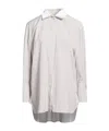 Max Mara Striped Shirts In White