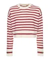 Max Mara Dorotea Striped Virgin Wool Sweater