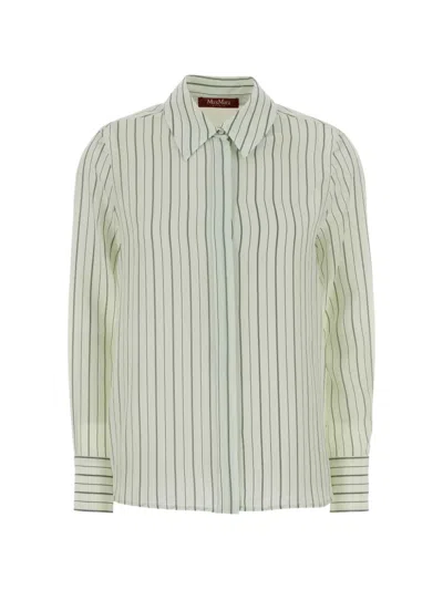 Max Mara Mstflirt Shirt And Blouse Green In Multi