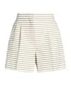 Max Mara Striped Skort In White
