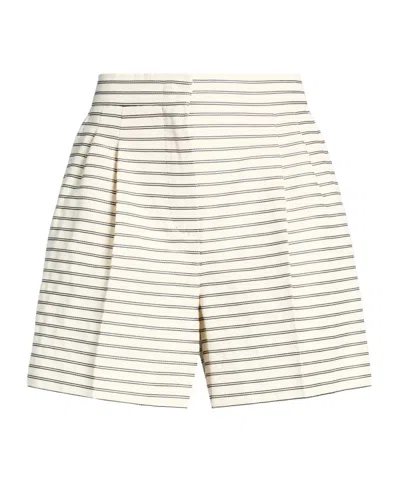 Max Mara Striped Skort In White