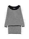 Max Mara Striped Sweater In Blue