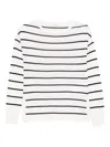 Max Mara Striped Sweater In White