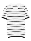 Max Mara Striped T-shirt In White