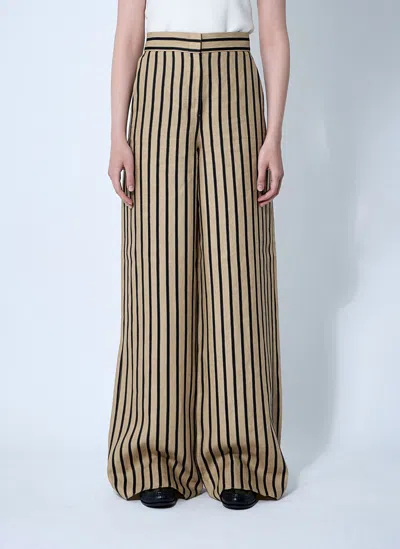 MAX MARA STRIPED TAILORED PANTS