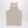 Max Mara Arnes Tank Top In Neutral