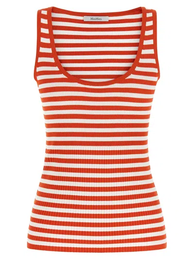 MAX MARA MAX MARA STRIPED VISCOSE TANK TOP