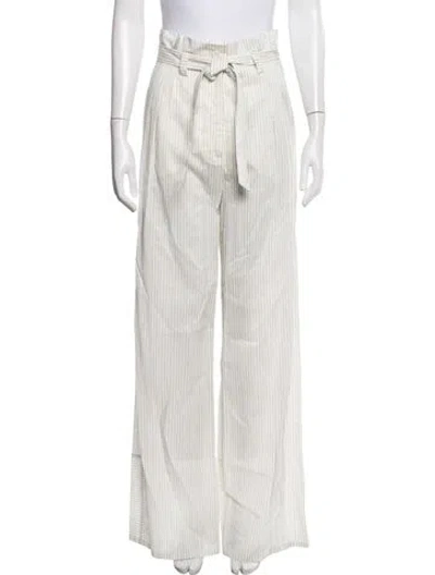 Pre-owned Max Mara Striped Wide Leg Pants W/ Tags In Multicolor