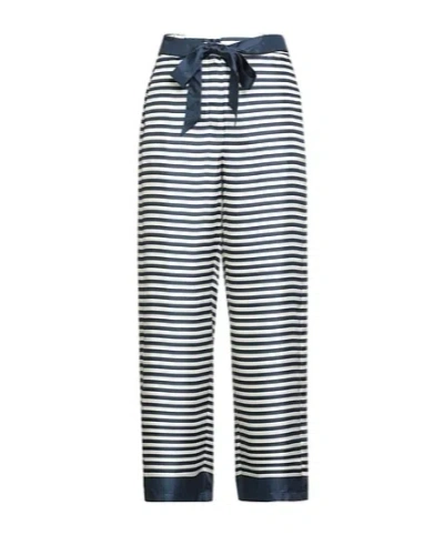 Max Mara Striped Wide-leg Pants In Multi