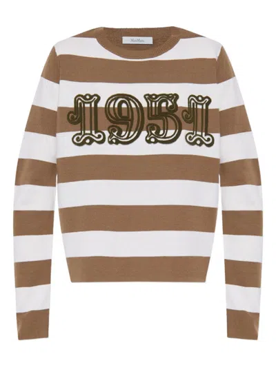 MAX MARA MAX MARA STRIPED WOOL SWEATER