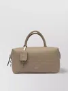 Max Mara Structured Handbag With Detachable Strap And Top Handles