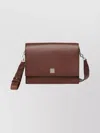 Max Mara Structured Shoulder Bag Top Handle Design In Brown