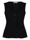 Max Mara Strukturierte Weste In Black