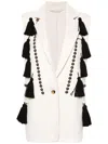 Max Mara Waistcoat With Tassel Embellishments And Notched Lapel