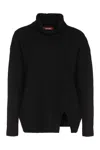 Max Mara Studio Abile Wool And Cashmere Sweater In Black